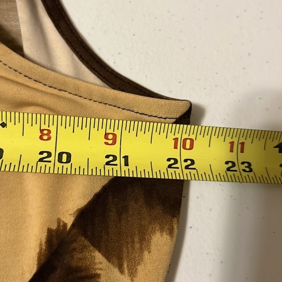 Dana Buckman sleeveless dress, embroidered trim, sz xl - Picture 5 of 6